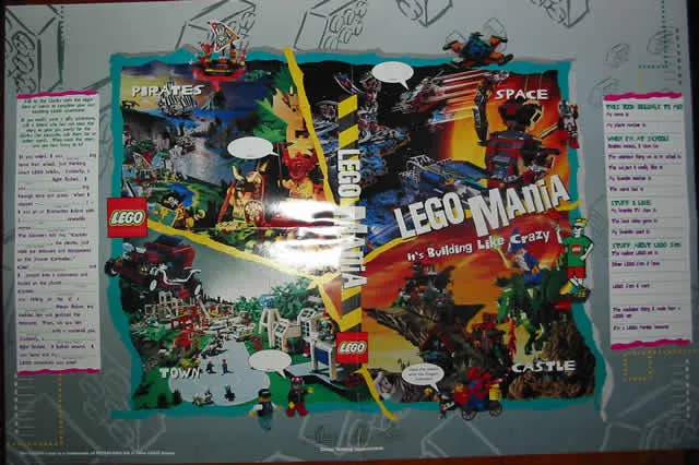Multi Theme Poster Large 1994 (Lego Mania - Exclusive for Lego Builders Club)