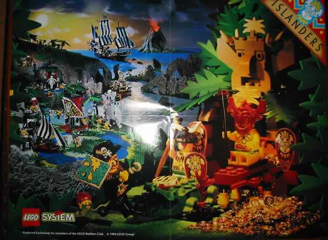 Pirates Poster Large 1994 (Islanders - Exclusive for Lego Builders Club)
