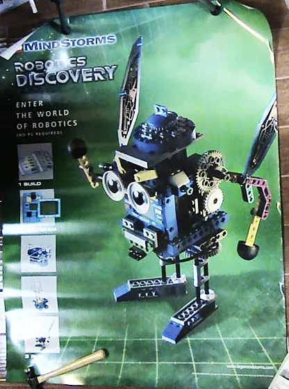 Mindstorms Poster, Robotics Discovery System, Jumbo Retail Display Size
