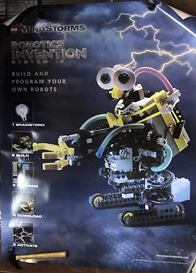Mindstorms Poster, Robotics Invention System 1.5, Jumbo Retail Display Size