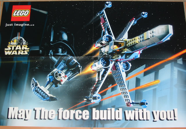 Star Wars Episode IV Poster - May the Force Build with You!