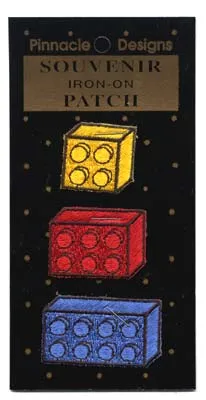 Patch, Iron-On Set of 3 Bricks