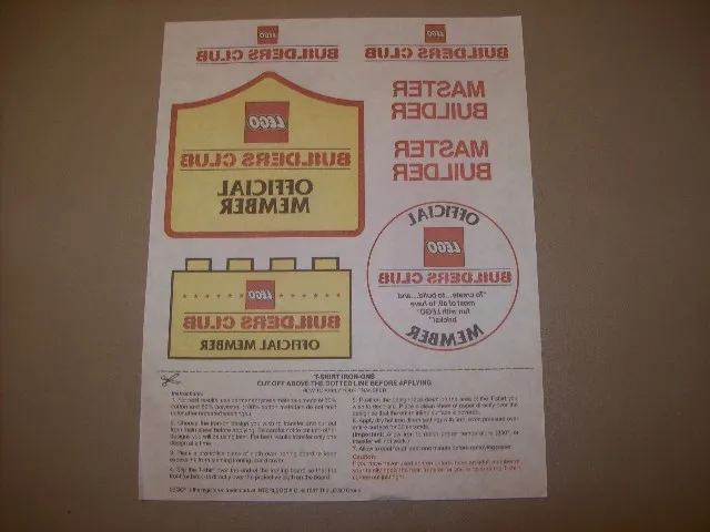 Patch, Iron-On Builders Club Official Member