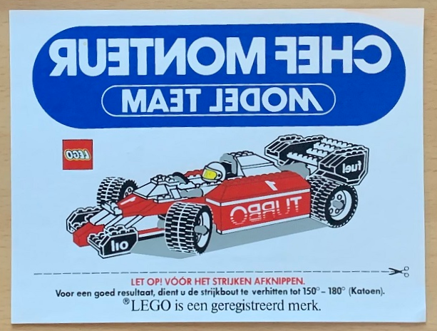 Patch, Iron-On Model Team, Chef Monteur (Set 5540)