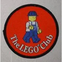 Patch, Sew-On Cloth Round, The LEGO Club (Classic Construction Worker Walking)