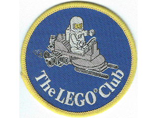 Patch, Sew-On Cloth Round, The LEGO Club (Classic Space)