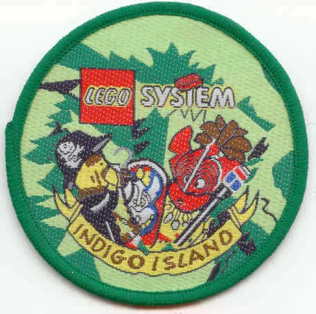 Patch, Sew-On Cloth Round, LEGO System Indigo Island