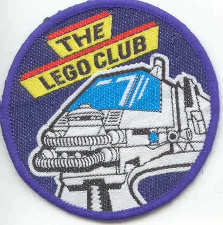 Patch, Sew-On Cloth Round, The LEGO Club (6990 Space Monorail Train)