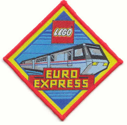 Patch, Sew-On Cloth Diamond, The LEGO Club (4558 Euro Express Train)