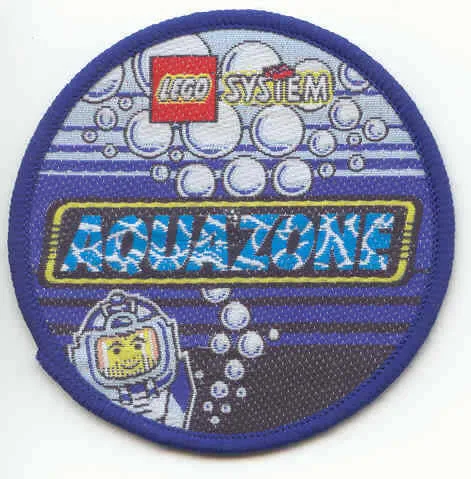 Patch, Sew-On Cloth Round, LEGO System Aquazone