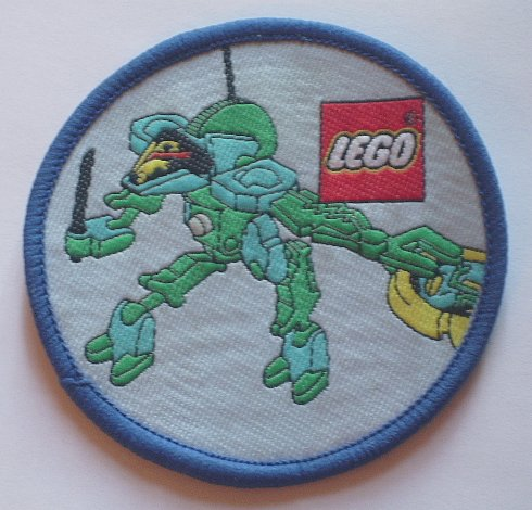 Patch, Sew-On Cloth Round, Amazon / Jungle Slizer Pattern