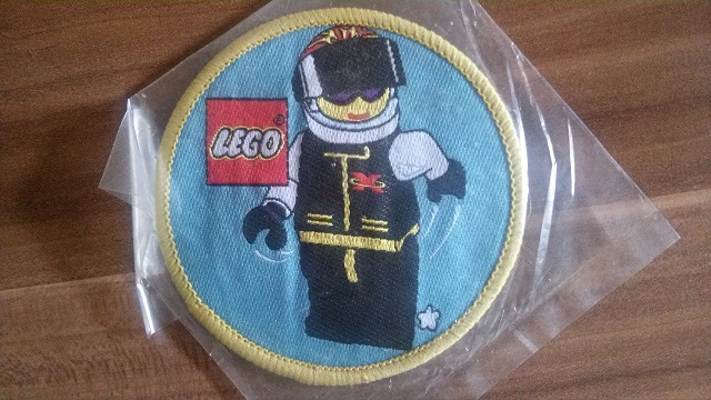 Patch, Sew-On Cloth Round, Minifigure Extreme Team Racer