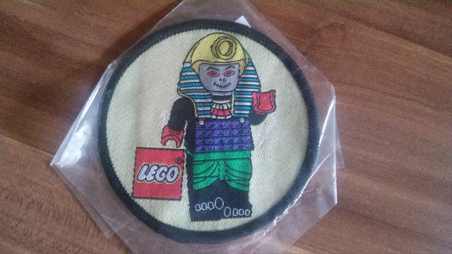 Patch, Sew-On Cloth Round, Minifigure Pharaoh Mummy Hotep