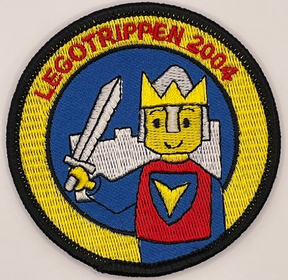Patch, Sew-On Cloth Round, 'Legotrippen 2004'