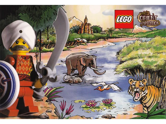 Postcard - Adventurers Orient Expedition 02 - River with Wildlife