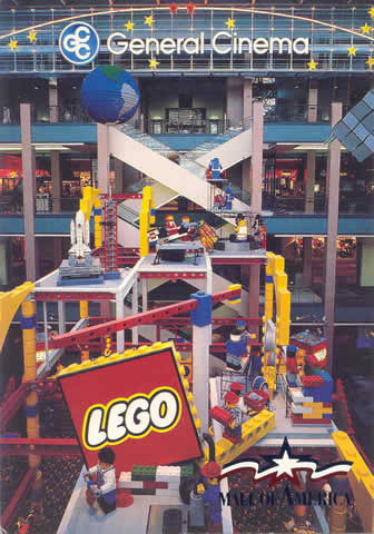 Postcard - Mall of America Lego Display