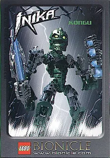 Postcard - Bionicle Inika - Toa Kongu