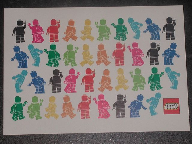 Postcard - Launch of Our New Corporate Look - Minifigures