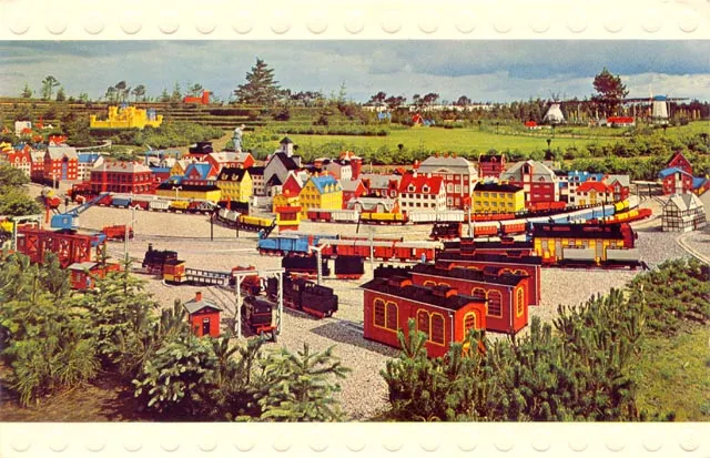 Postcard - Legoland Parks, Legoland Billund - Miniland, Shunting-terrain