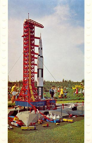Postcard - Legoland Parks, Legoland Billund - Miniland, Cape Kennedy
