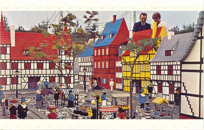 Postcard - Legoland Parks, Legoland Billund - Miniland, Medieval Town