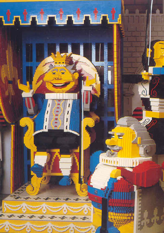 Postcard - The ART of LEGO - Old King Cole by David Lyall
