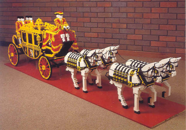 Postcard - The ART of LEGO - Irish State Coach by David Lyall