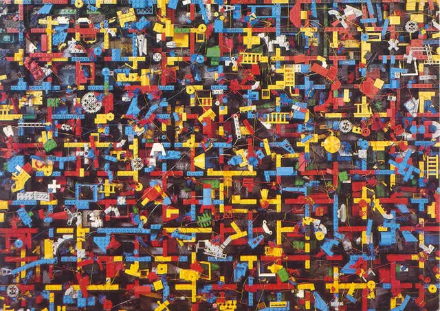 Postcard - The ART of LEGO - Search for the Lost City of LEGO by Michael Brennand-Wood