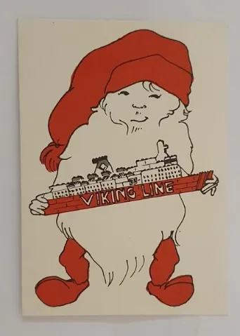 Postcard - Viking Line, Christmas