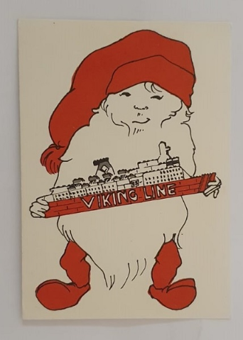 Postcard - Viking Line, Christmas