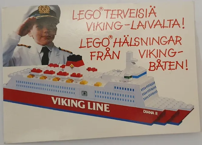 Postcard - Viking Line, Terveisiä Viking-Laivalta!