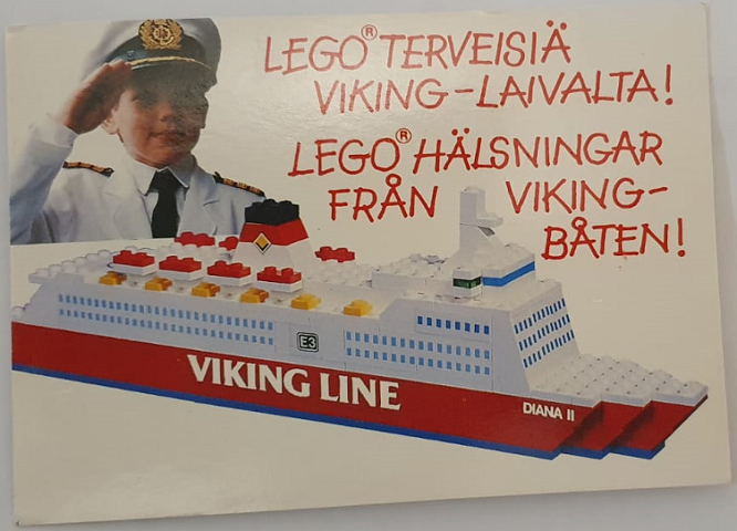 Postcard - Viking Line, Terveisiä Viking-Laivalta!