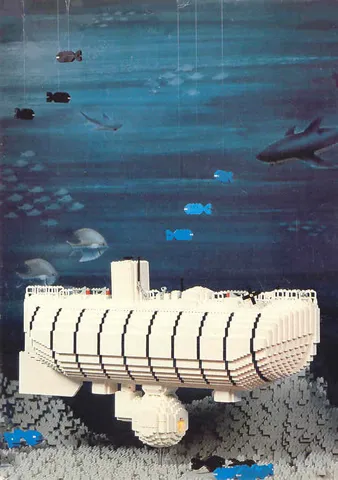 Postcard - Lego World Show, Adventurers - Jacques Piccard's 'Trieste II'