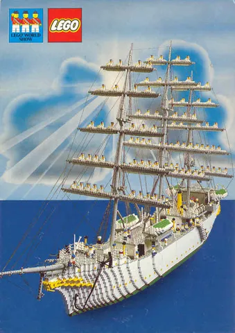 Postcard - Lego World Show, Ships and the Sea - The Denmark