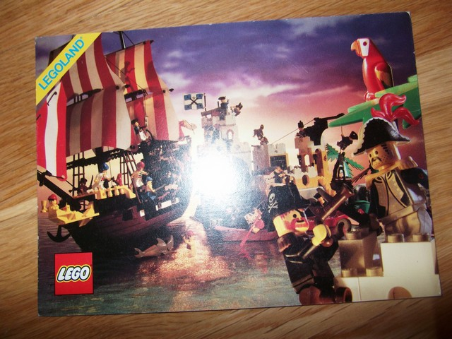 Postcard - Pirates Black Seas Barracuda and Eldorado Fortress