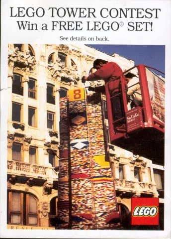 Postcard - Guessing Competition - LEGO Tower (exclusive for Lego Builders Club)