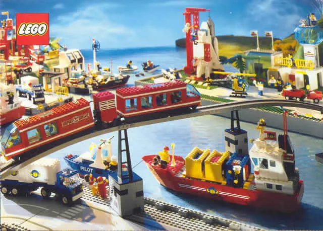 Postcard - Town Various Sets (Exclusive for Lego Builders Club) - 1991