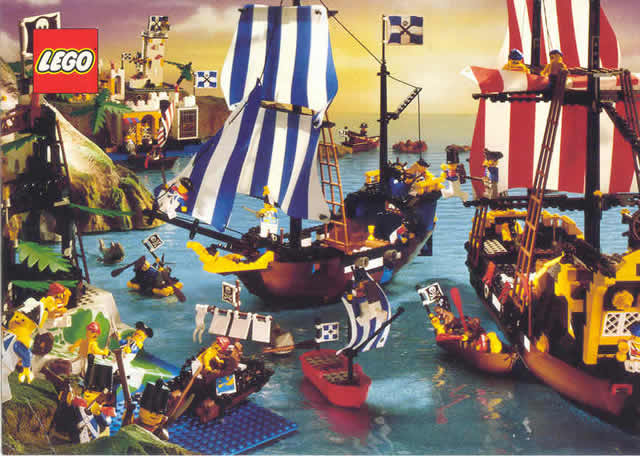 Postcard - Pirate Various Sets (Exclusive for Lego Builders Club)