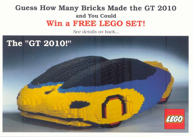 Postcard - Guessing Competition - The GT 2010 (exclusive for Lego Builders Club)
