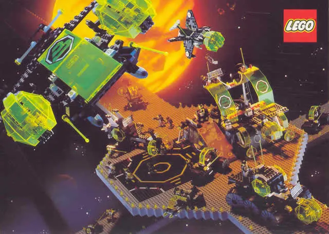 Postcard - Space, Blacktron II Various Sets