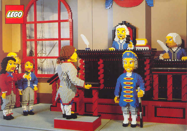Postcard - Lego World Expo, Pirates Ahoy - Trial Scene (921273)