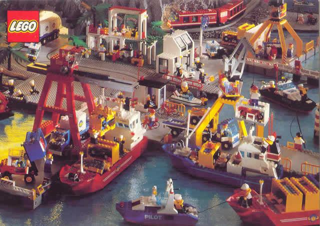 Postcard - Town Various Sets - Harbor (Harbour) Scene