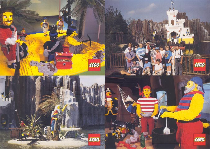 Postcard - Pirate Theme Postcards, Sheet of 4 (Exclusive for Lego Builders Club)