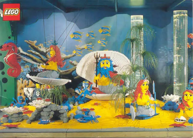 Postcard - Lego World Show, Ships and the Sea 1989 - King Neptune