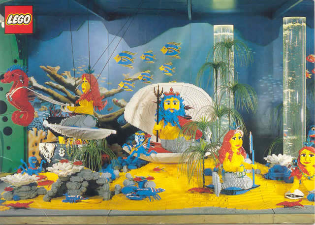 Postcard - Lego World Show, Ships and the Sea 1989 - King Neptune