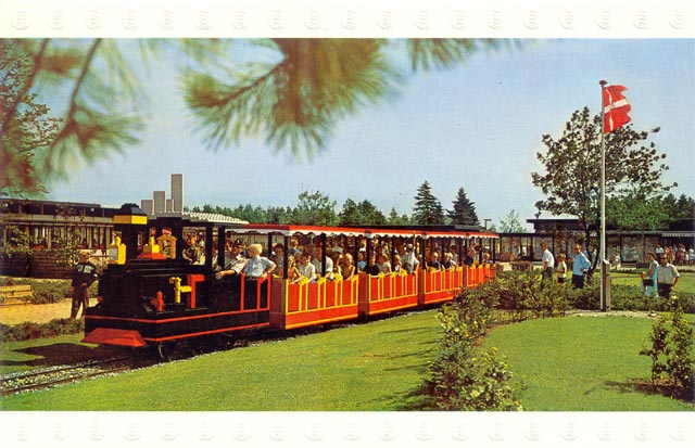 Postcard - Legoland Parks, Legoland Billund - The LEGO Train 1