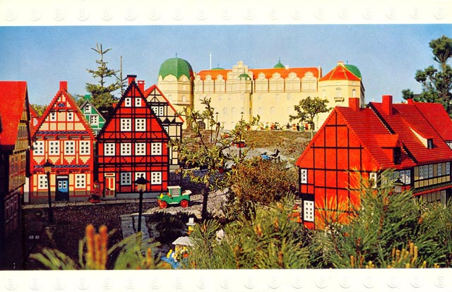 Postcard - Legoland Parks, Legoland Billund - Miniland, The Town of Celle with the Castle