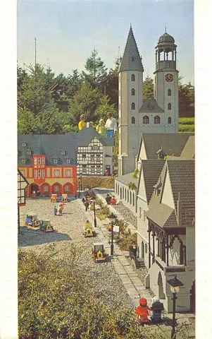 Postcard - Legoland Parks, Legoland Billund - Miniland, Goslar with the Market Church