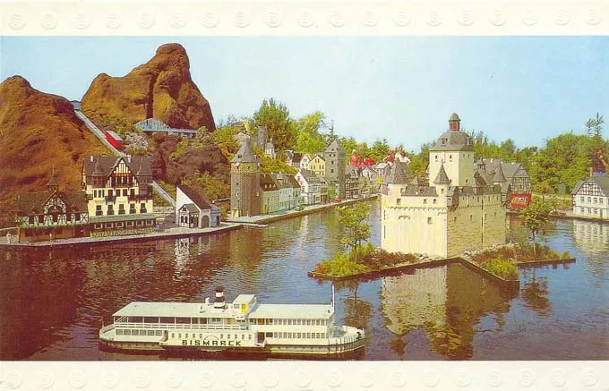 Postcard - Legoland Parks, Legoland Billund - Miniland, The Rhine 1