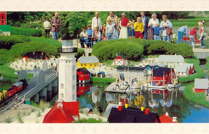 Postcard - Legoland Parks, Legoland Billund - Miniland, Fishing Village 2
